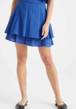 Femelle Vêtements Boutique 35 WE FASHION Rok Met Dessin - Minijupe - Blue