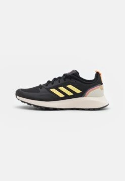 ADIDAS PERFORMANCE Runfalcon 2.0 Tr - Chaussures De Running - Core Black/Almost Yellow/Beam Pink