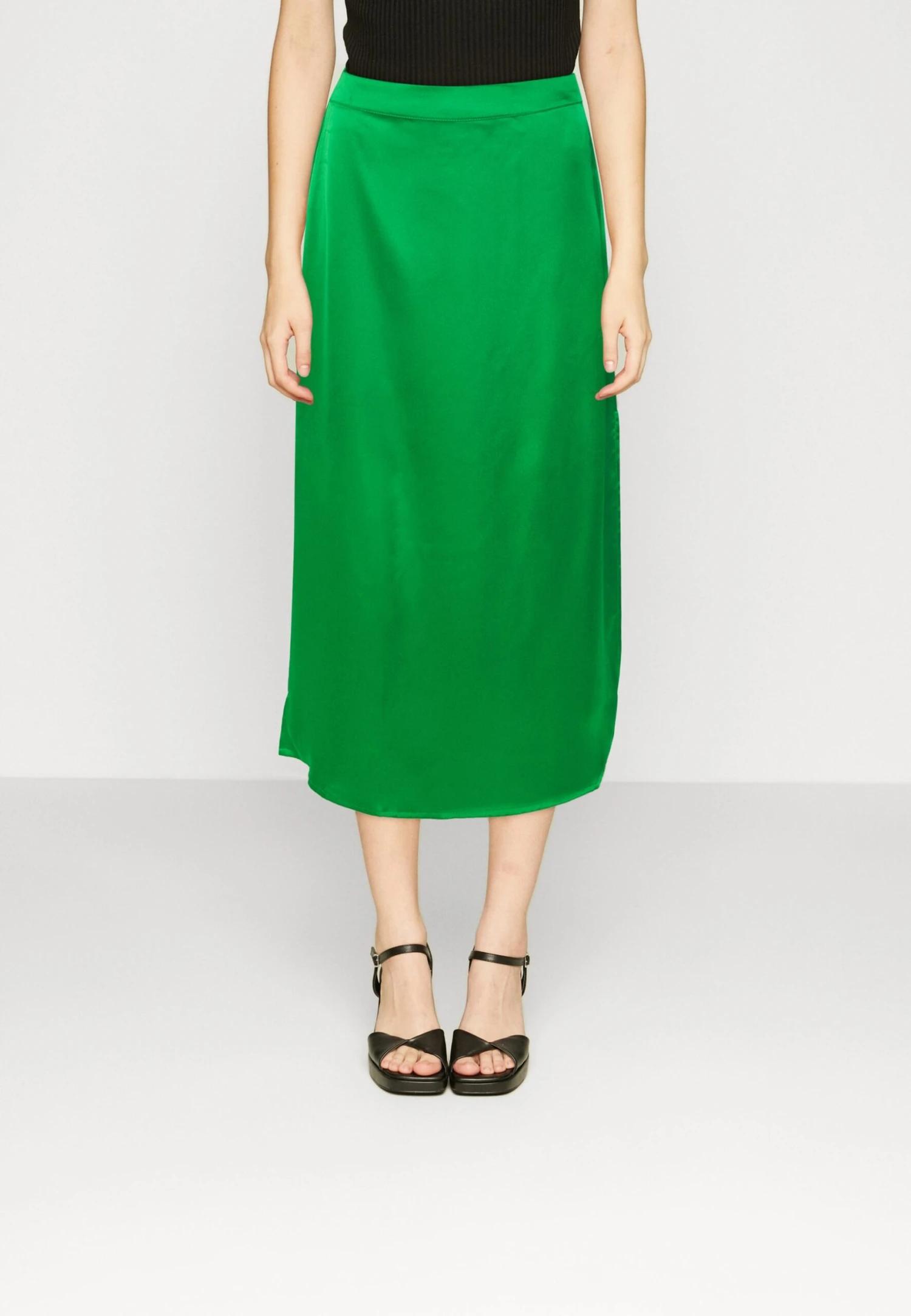 Object Objnaya Midi Skirt - Jupe Trapèze - Fern Green 3 Object Objnaya Midi Skirt - Jupe Trapèze - Fern Green